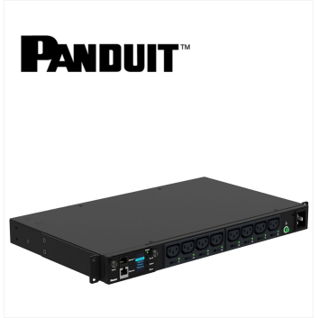 PANDUIT MSPO PDU 16AMP 8xC13 IEC 60309 2P+E 6h 16A-3M BLACK 1U