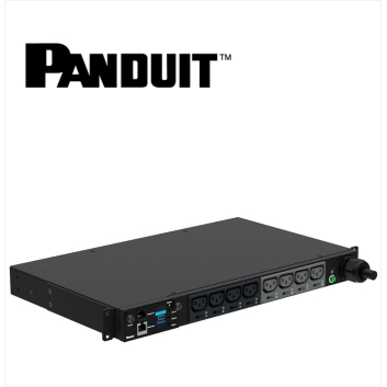 PANDUIT MSPO PDU 32AMP 8xC13 IEC 60309 2P+E 6h 32A-3M BLACK 1U