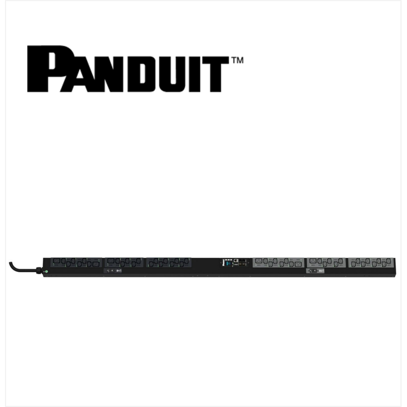 PANDUIT MSPO PDU 32AMP 38xC13 6xC19 IEC 60309 2P+E 6h 32A-3M BLACK VERTICAL