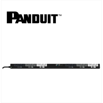 PANDUIT MSPO PDU 32AMP 24xC13 12xC19 IEC 60309 3P+N+E 6h 32A-3M BLACK VERTICAL