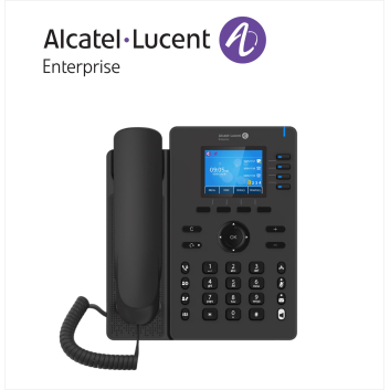 ALE-3 Dual Port Gigabit Ethernet Basic SIP DeskPhone,2,8 inch 320x240