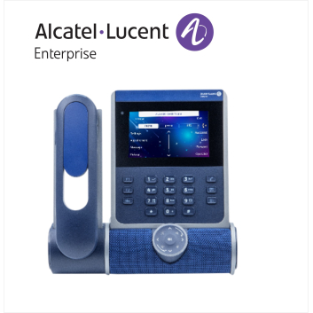 ALE-400 Dual Gigabit Ethernet Enterprise DeskPhone with Corded Handset