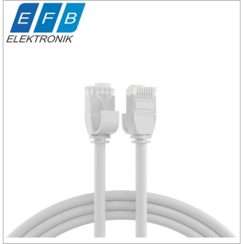 Patch cord Ultraflex, cat.6A U/UTP, RJ45-RJ45, 500MHz, Raw cable TPE/LSZH 3,6mm, alb, 0.15m