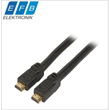 Cablu HighSpeed HDMI™   Eth. A-A, M-M, 0,5m, negru