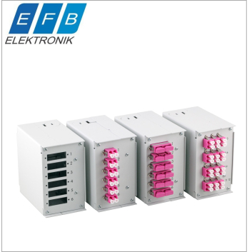 Industrial Splice housing for DIN Rail without front panel RAL7035