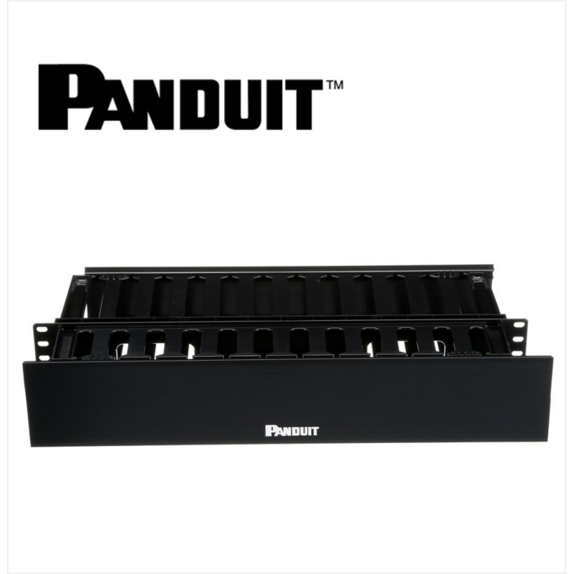 Panduit PatchLink Horizontal Dual Sided Manager 2U 8.9 in. Depth Clips