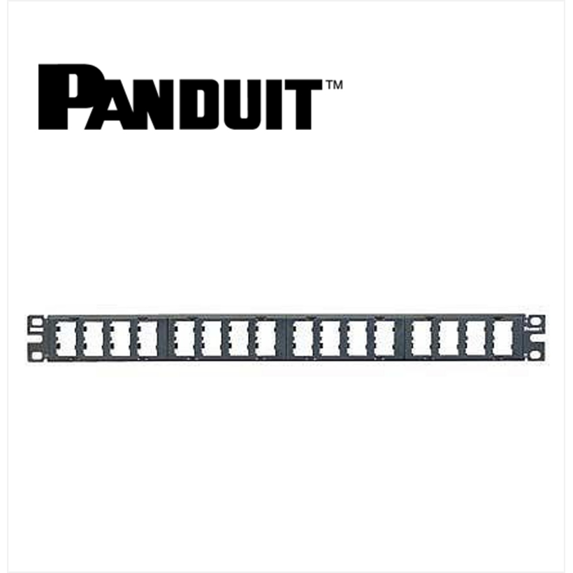 Panduit Mini-Com Patch Panel 32 Port Modular High Density Unshielded 1U Black