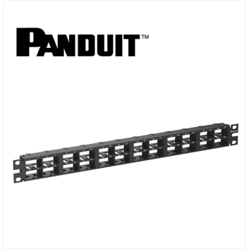 Panduit Mini-Com Patch Panel 48 Port Modular High Density Unshielded 1U Black