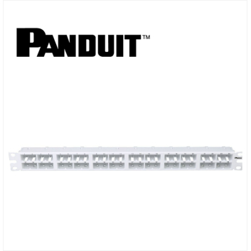 Panduit Mini-Com Patch Panel 48 Port Modular High Density Unshielded 1U White