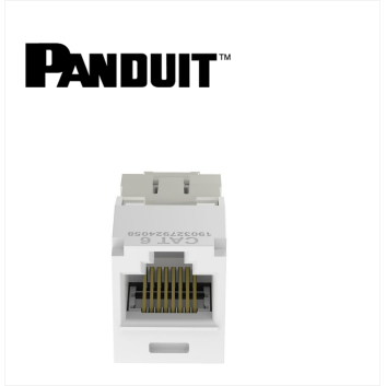 Panduit Mini-Com UTP RJ45 Cat 6  Jack Module White