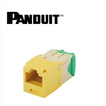 Panduit Mini-Com UTP RJ45 Cat 6  Jack Module Yellow