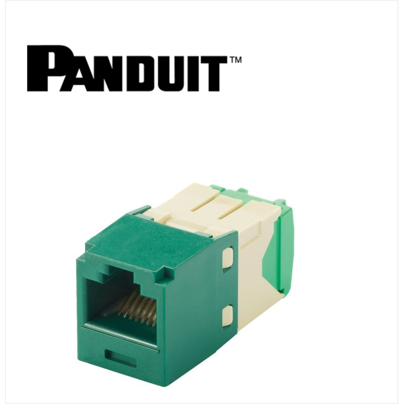 Panduit Mini-Com UTP RJ45 Cat 6  Jack Module Green