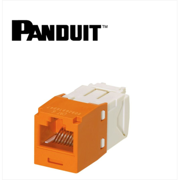 Panduit Mini-Com UTP RJ45 Cat 6  Jack Module Orange