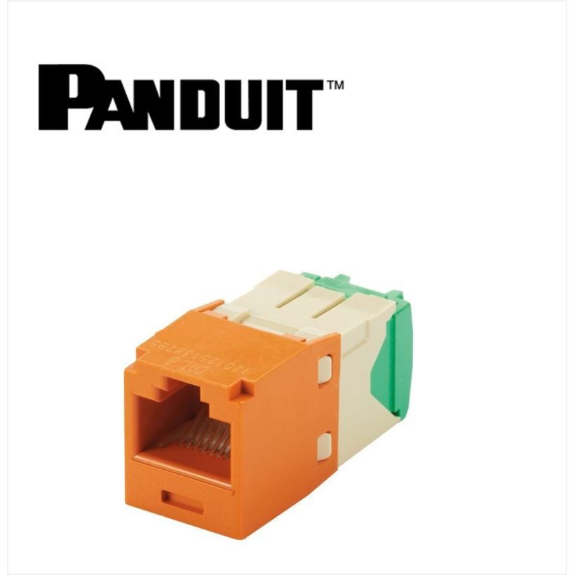 Panduit Mini-Com UTP RJ45 Cat 6  Jack Module Orange