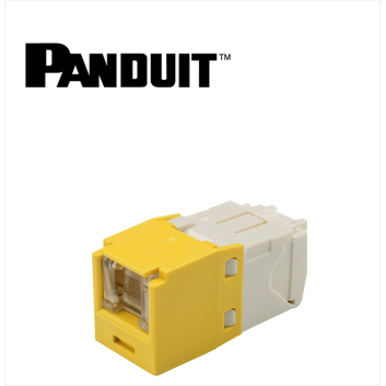 Panduit Mini-Com UTP RJ45 Cat 6 Dust protection  Jack Module Yellow