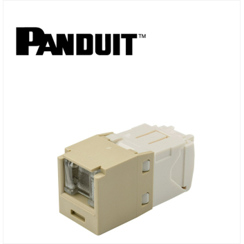 Panduit Mini-Com UTP RJ45 Cat 6 Dust protection  Jack Module Electric Ivory