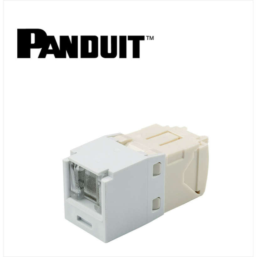 Panduit Mini-Com UTP RJ45 Cat 6 Dust protection  Jack Module White