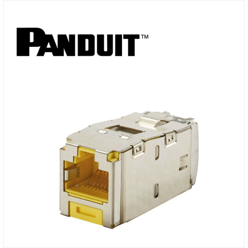 Panduit Mini-Com STP RJ45 Cat 6  Jack Module Yellow