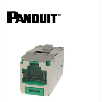 Panduit Mini-Com STP RJ45 Cat 6 Dust protection  Jack Module Green