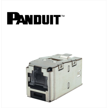 Panduit Mini-Com STP RJ45 Cat 6 Dust protection  Jack Module Black