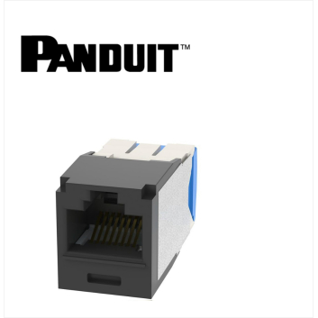 Panduit Mini-Com UTP RJ45 Cat 6A  Jack Module Black