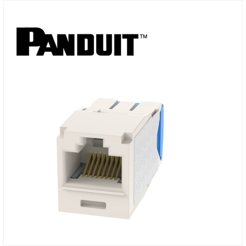 Panduit Mini-Com UTP RJ45 Cat 6A  Jack Module White