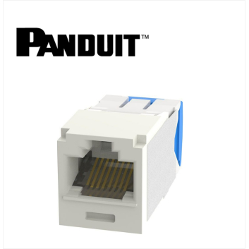 Panduit Mini-Com UTP RJ45 Cat 6A  Jack Module Corrosion Resistant Off White