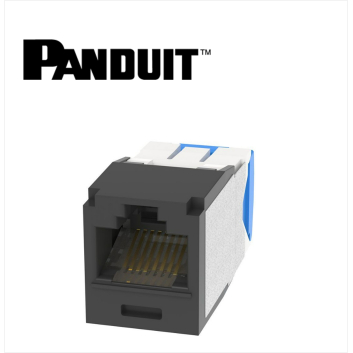 Panduit Mini-Com UTP RJ45 Cat 6A  Jack Module Corrosion Resistant Black