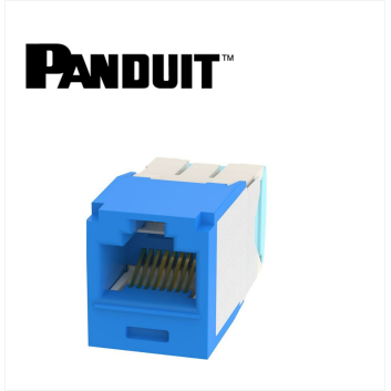 Panduit Mini-Com UTP RJ45 Cat 6A  Jack Module Blue