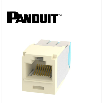 Panduit Mini-Com UTP RJ45 Cat 6A  Jack Module Electric Ivory