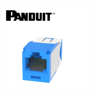 Panduit Mini-Com UTP RJ45 Cat 6A  Jack Module Corrosion Resistant Blue