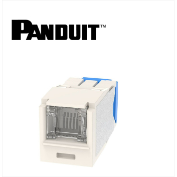 Panduit Mini-Com UTP RJ45 Cat 6A Dust protection  Jack Module White