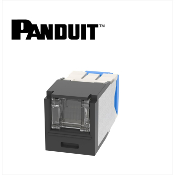 Panduit Mini-Com UTP RJ45 Cat 6A Dust protection  Jack Module BL