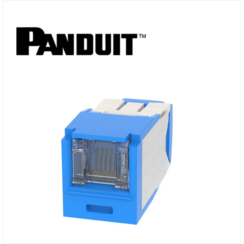 Panduit Mini-Com UTP RJ45 Cat 6A Dust protection  Jack Module BU