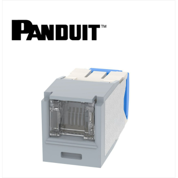 Panduit Mini-Com UTP RJ45 Cat 6A Dust protection  Jack Module Int'l Gray