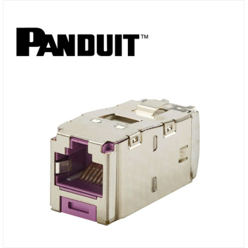 Panduit Mini-Com STP RJ45 Cat 6A  Jack Module Violet