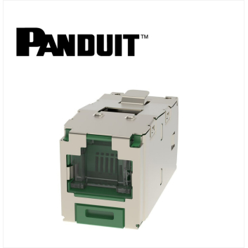 Panduit Mini-Com STP RJ45 Cat 6A Dust protection  Jack Module Green