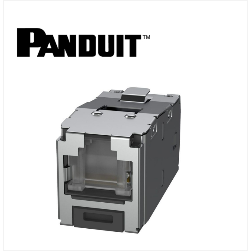 Panduit Mini-Com STP RJ45 Cat 6A Dust protection Jack Module BL