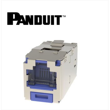 Panduit Mini-Com STP RJ45 Cat 6A Dust protection  Jack Module Blue