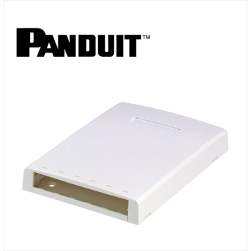 Panduit Mini-Com priza montaj aplicat 6 porturi Arctic White