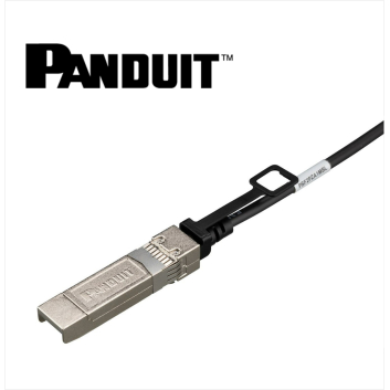 Panduit SFP+ 10Gig Direct Attach Passive Copper Cable Assembly 30 AWG 1 Meter Black