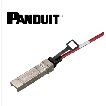 Panduit SFP+ 10Gig Direct Attach Passive Copper Cable Assembly 30 AWG 1 Meter Red