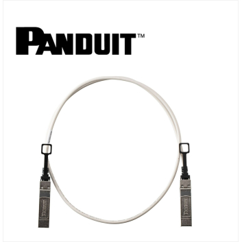 Panduit SFP+ 10Gig Direct Attach Passive Copper Cable Assembly 30 AWG 1 Meter White