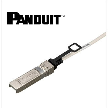 Panduit SFP+ 10Gig Direct Attach Passive Copper Cable Assembly 30 AWG 1 Meter White