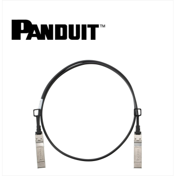 Panduit SFP+ 10Gig Direct Attach Passive Copper Cable Assembly 30 AWG 1.5 Meters Black