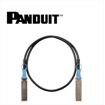 Panduit QSFP28 40/100Gig Copper Cable Assembly 30 AWG Black 1 Meter