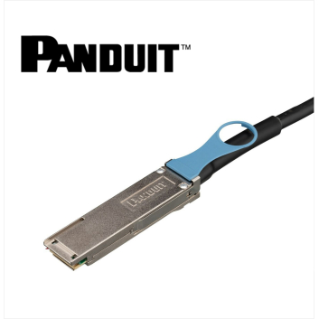 Panduit QSFP28 40/100Gig Copper Cable Assembly 30 AWG Black 1 Meter