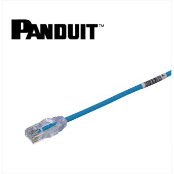 Panduit Copper Patch Cord Category 6 Performance 28 AWG UTP Blue CM/LSZH Cable 0.5 Meter