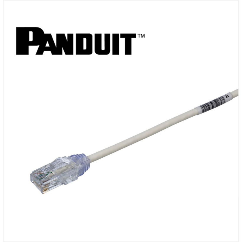 Panduit Copper Patch Cord Category 6 Performance 28 AWG UTP Off-White CM/LSZH Cable 3 Meter