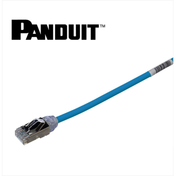 Panduit Cat 6A 28AWG Shielded Patch Cord CM/LSZH Blue 0.2 meter